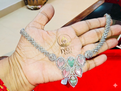 Blush Emerald Cascade